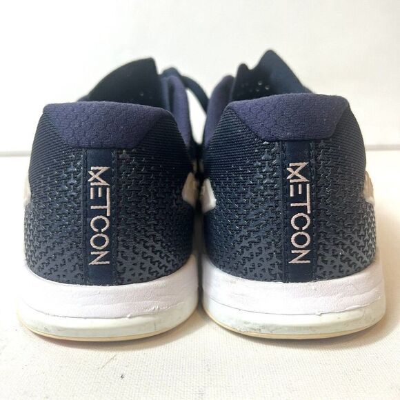 Nike Womens Metcon 4 Training 924593-402 Blue White Running Shoe Sneaker Size 11 - Picture 10 of 12